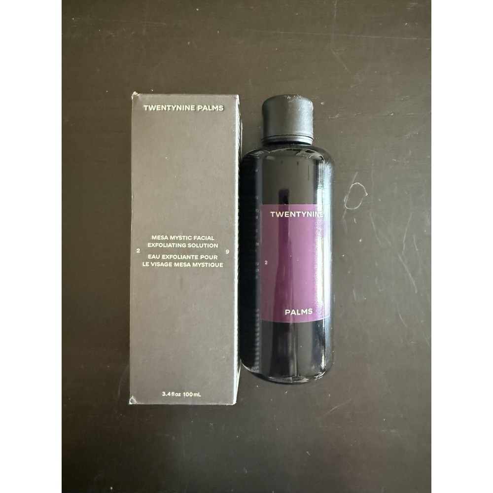 Twentynine Palms Mesa Mystic Facial Exfoliating Solution New in Box 3.4oz NIB